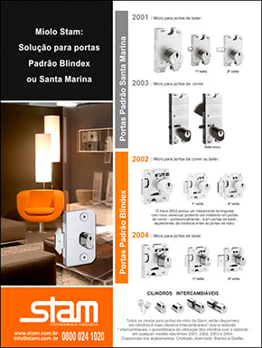 anúncio da Stam para a Revista Vidroplano em 2010