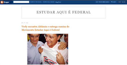 movimento estudar aqui é federal