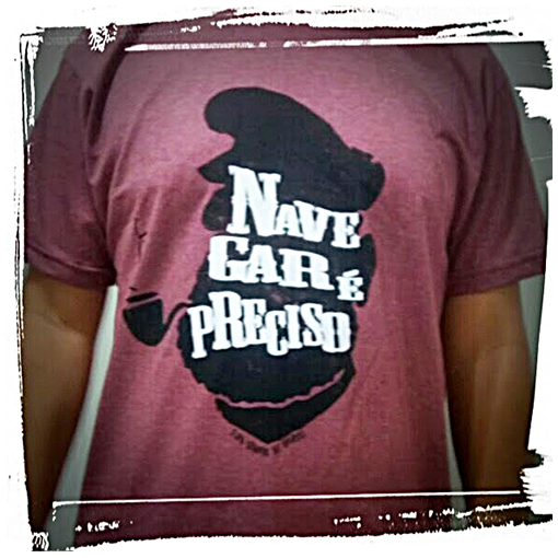 camisa navegar é preciso