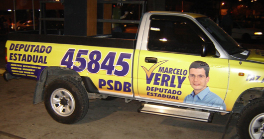 envelopamento carro campanha