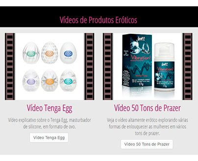 página dos vídeos editados para a MQC